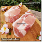 Pork Karbonat Has Luar SIRLOIN SKIN OFF frozen Local Premium MINI ROAST 2" 5cm (price/pc 600g)